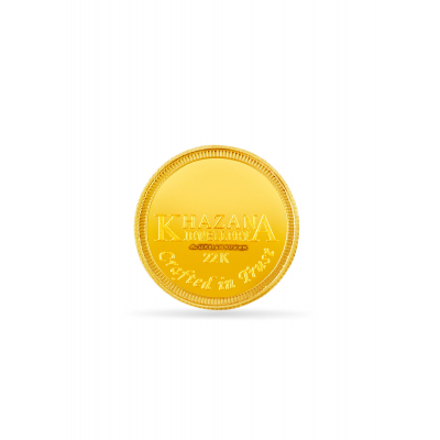 22 Karat 5 Gram Sophisticated Lakshmi Gold Coin