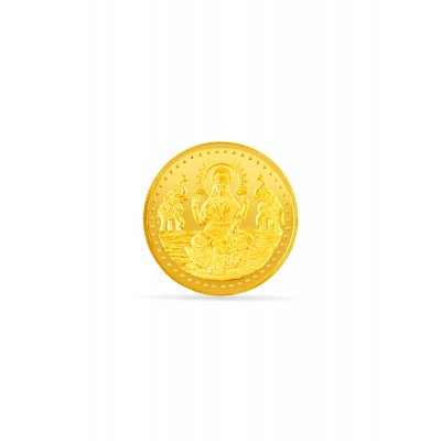 22 Karat 6 Gram Elegantly Divine Lakshmi Gold Coin
