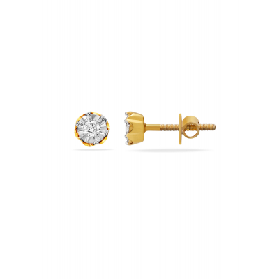 Radiant Floral Diamond Earrings