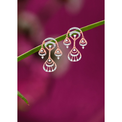 Regal Peacock Earrings