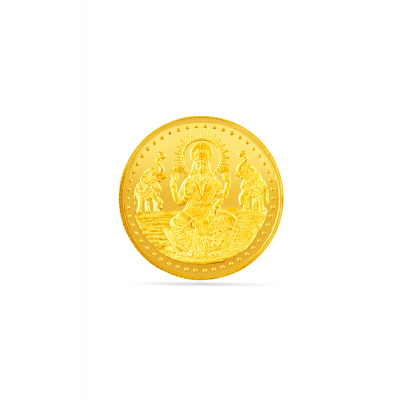 22 Karat 8 Gram Divine Lakshmi Gold Coin
