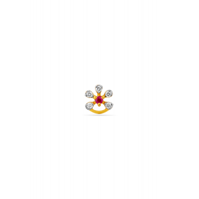 Timeless Floral Grace Nose Pin