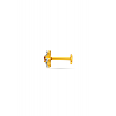 Timeless Floral Grace Nose Pin
