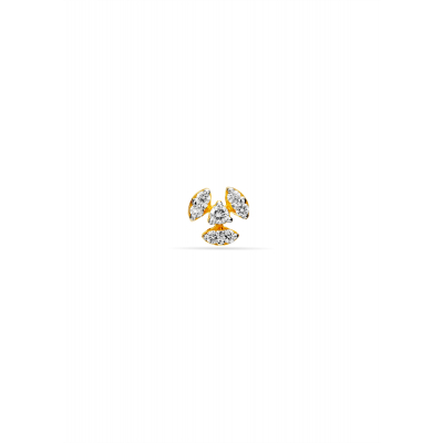 Exquisite Diamond Accent Nose Pin