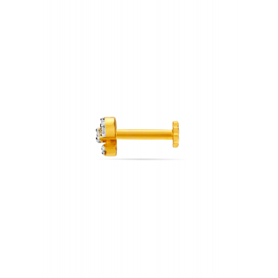 Exquisite Diamond Accent Nose Pin