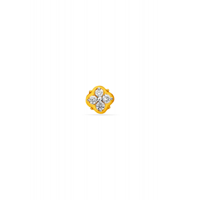 Radiant Diamond Accent Nose Pin