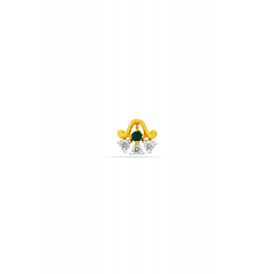 Enduring Floral Bloom Nose Pin