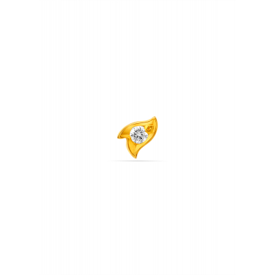 Radiant Shine Single Stone Nose Pin