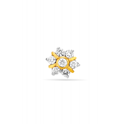 Dreamy Hearts Diamond Nose Pin