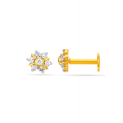 Dreamy Hearts Diamond Nose Pin