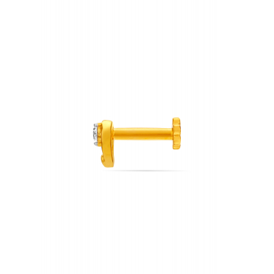 Radiant Single Stone Nose Pin