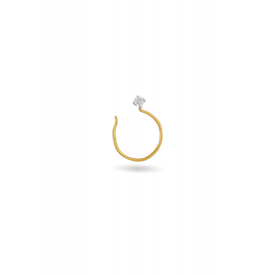 Radiant Elegance Diamond Nose Pin