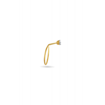 Radiant Elegance Diamond Nose Pin