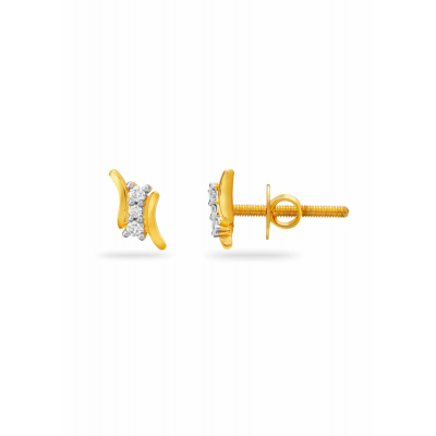 Flowing River Diamond Earrings