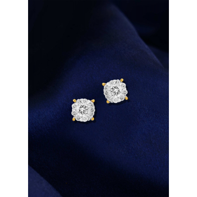 Pure Solitaire Elegance Earings
