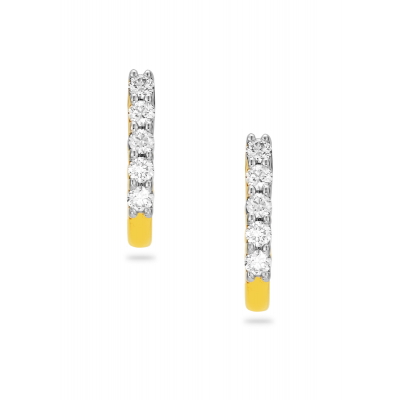 Trendsetter Diamond Hoops