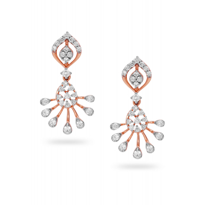 Sunflower Radiance Diamond Earstuds