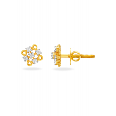 Modern Floral Earrings