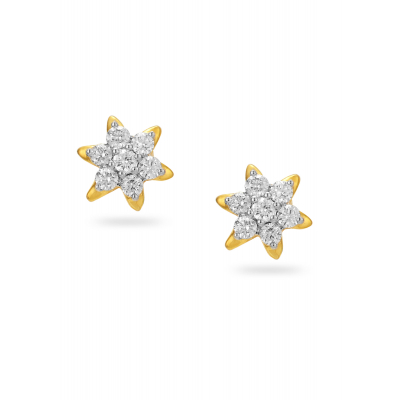 Petal Radiance Diamond Earrings