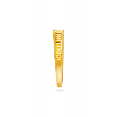 Bold Geometric Design Men's Ring