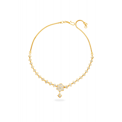 Floral Allure Elegant Necklace Design