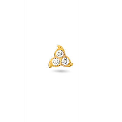 Twinkling Blossom Beauty Diamond Nose Pin
