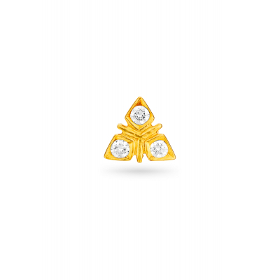 Delta Bloom Diamond Nose Pin