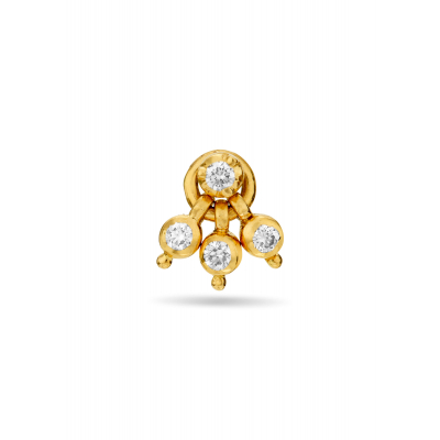 Shimmering Line Diamond Nose Pin