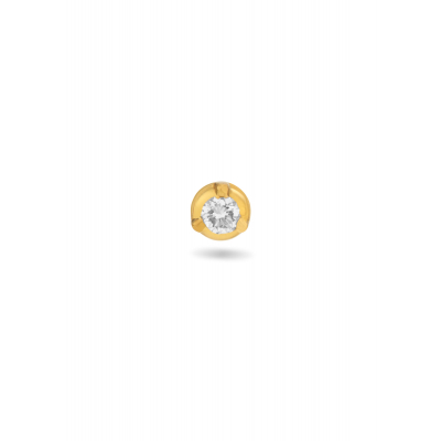 Moonlit Aura Diamond Nose Pin