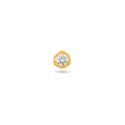 Floral Spark Diamond Nose Pin