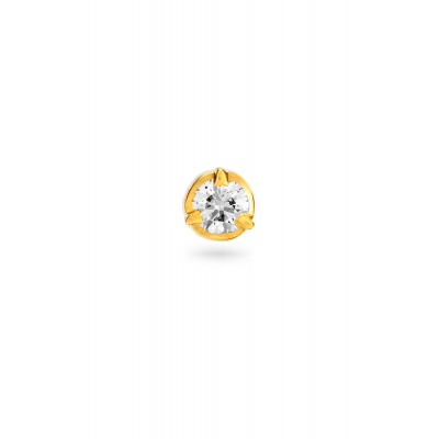Flower Gleam Diamond Nose Pin