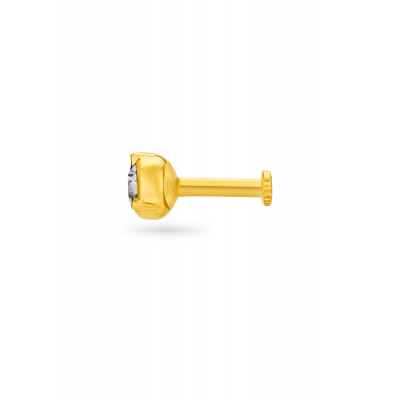 Flower Gleam Diamond Nose Pin