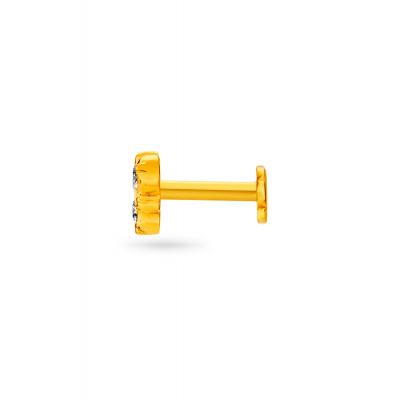 Gentle Twinkle Diamond Nose Pin