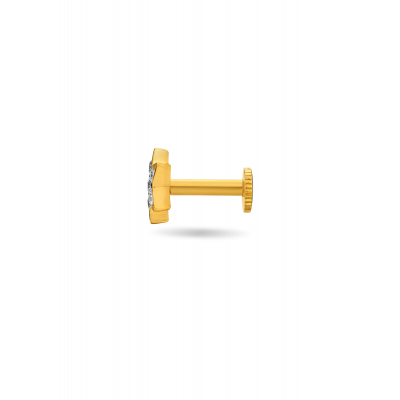 Sleek Sparkle Diamond Nose Pin