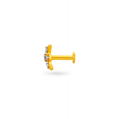 Blooming Star Diamond Nose Pin