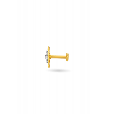 Perennial Bloom Diamond Nose Pin