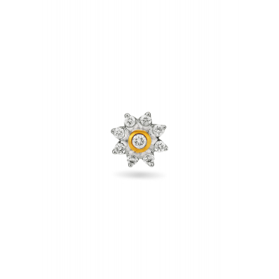 Timeless Golden Diamond Nose Pin