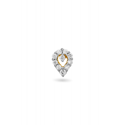 Radiant Textured Nose Pin
