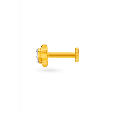 Sunny Side Diamond Nose Pin