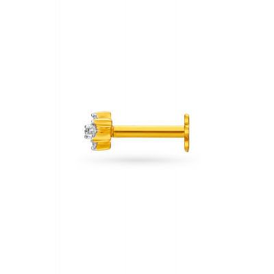 Star Aura Diamond Nose Pin