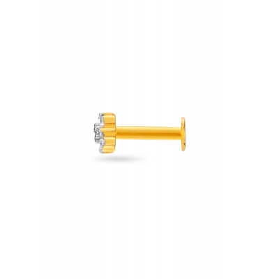 Six-Prong Sparkle Diamond Nose Pin