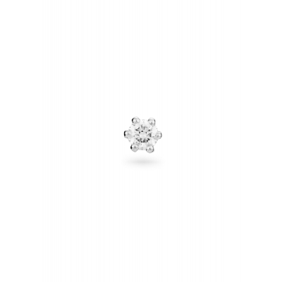 Floral Radiance Diamond Nose Pin