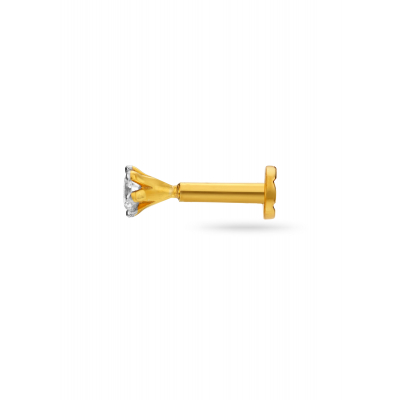 Twilight Bloom Diamond Nose Pin