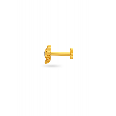 Clover Aura Diamond Nose Pin