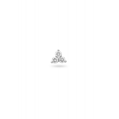 Three-Stone Sparkle Diamond Nose Pin