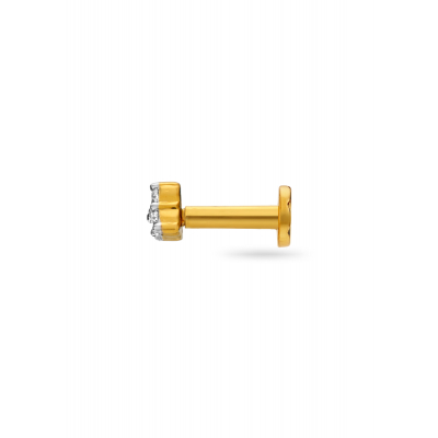Twinkling Trio Diamond Nose Pin