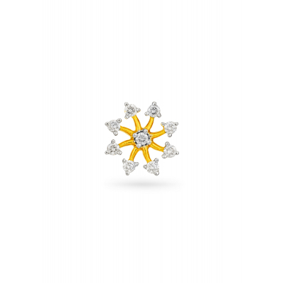 Cosmic Aura Diamond Nose Pin