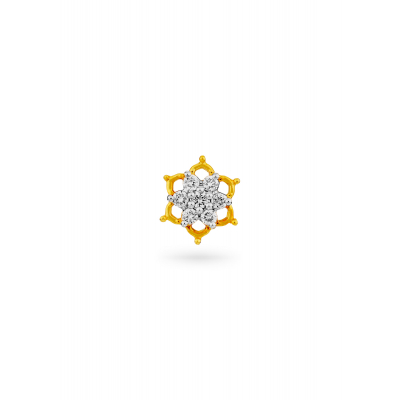Charmed Blossom Diamond Nose Pin