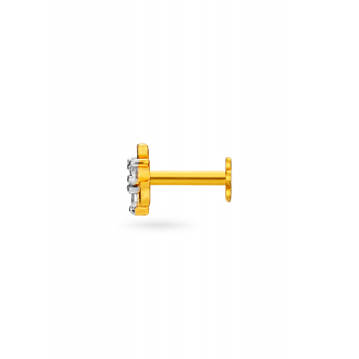 Floral Adore Diamond Nose Pin