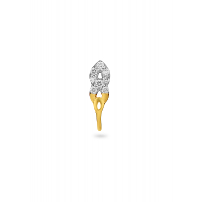 Nature-Inspired Diamond Nose Pin